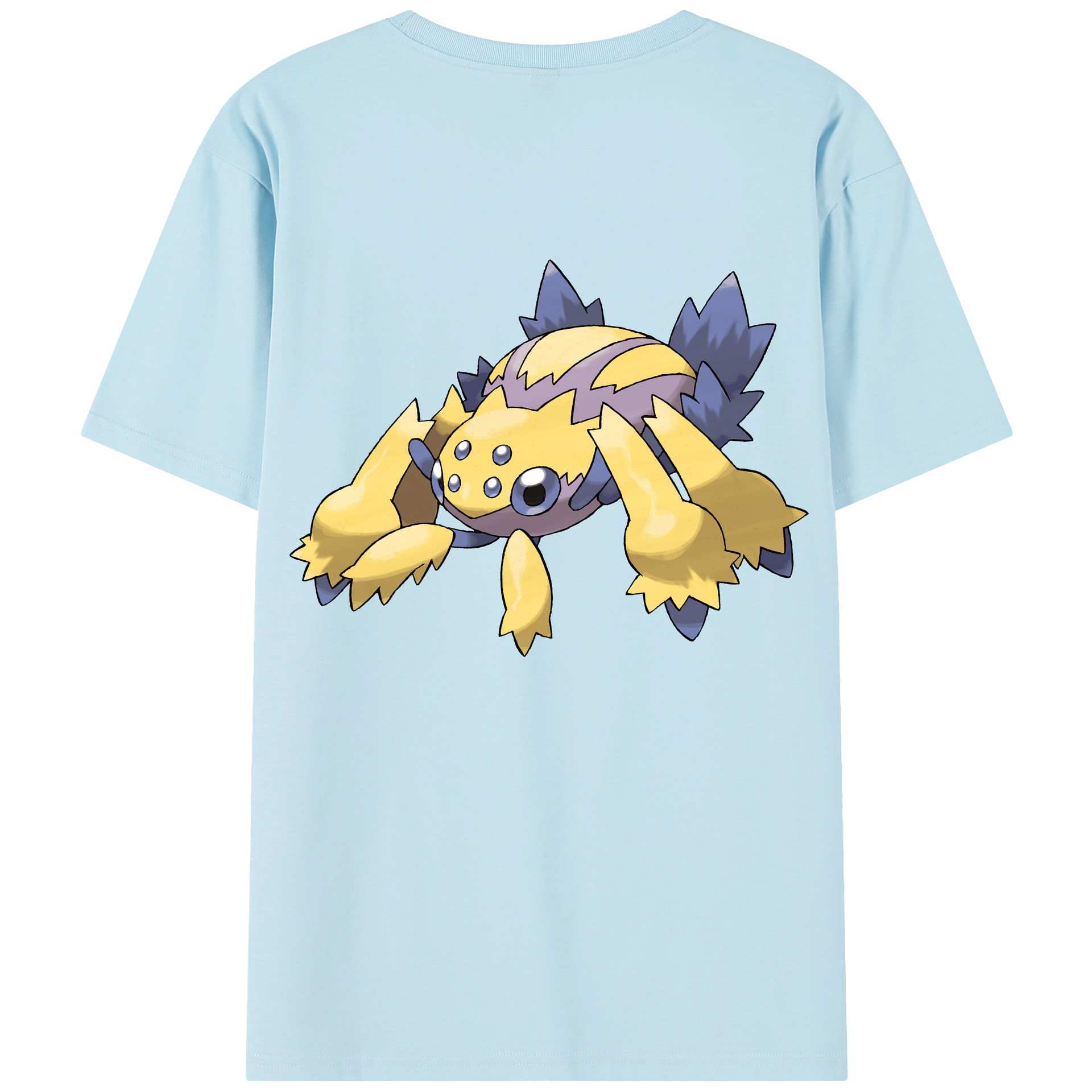 （画像用） ポケットモンスター Pokémon 綿100％半袖Tシャツ（背面プリント）